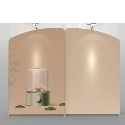 250gsm PE toont de Modulaire Handel Tentoonstellingsvertoning Backlit Verlichting 3X3 van de Cabinetribune