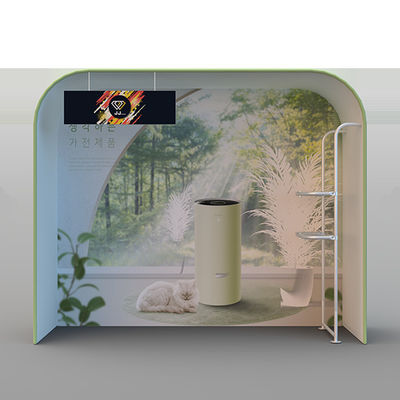 12ft 3D Backwalls van de de Tribune Lichtgewichtvertoning van de Tentoonstellingsachtergrond Banners 10x20