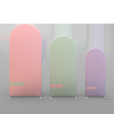 Elegante Acryl Gepersonaliseerde Huwelijksachtergronden die de Achtergrond van de Cirkelboog drukken