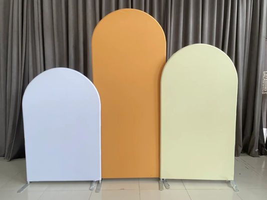 Elegante Acryl Gepersonaliseerde Huwelijksachtergronden die de Achtergrond van de Cirkelboog drukken