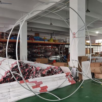 5ft 60in Ronde Stoffen Hangende Banners van de Stoffenvertoningen van de Plafondspanning
