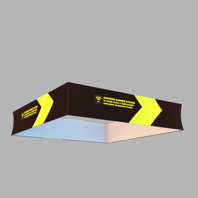 De lucht van het de Vertoningsplafond van de Cirkel Pop Omhooggaande Tentoonstelling Hangende Banner voor Reclame