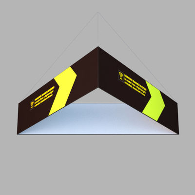 240x120x48in toont de Vierkante Driehoekshandel Hangende Hangende de Tekensvertoning van de Bannerstof