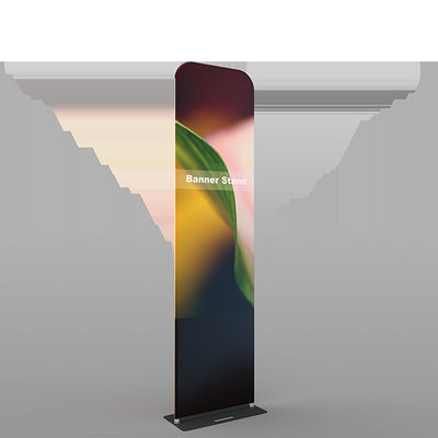 Tweezijdige van de de Achtergrondtribune van de Aluminiumtentoonstelling van de de spanningsstof de bannertribune