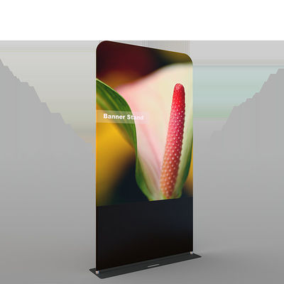 Telescopische Stof van de de Achtergrondtribune van de Reclametentoonstelling Openlucht Intrekbare de Bannertribune