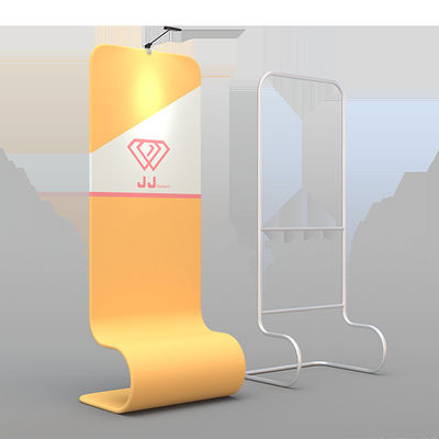 van de de Slangspanning van 72dpi JPG Gebogen van de de Stoffentribune van de de Rekstof de Bannervertoning 200cm