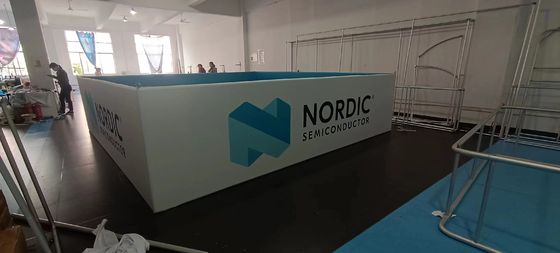 5ft 60in Ronde Stoffen Hangende Banners van de Stoffenvertoningen van de Plafondspanning