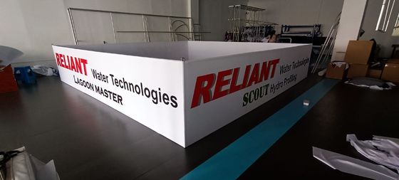 6ft de 8ft Gedrukte van het de Tribuneontwerp van de Bodem Pop Omhooggaande Tentoonstelling Hangende Banners voor Tentoonstellingen