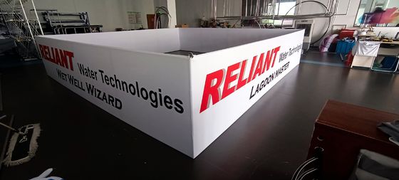 6ft de 8ft Gedrukte van het de Tribuneontwerp van de Bodem Pop Omhooggaande Tentoonstelling Hangende Banners voor Tentoonstellingen