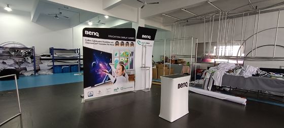 toont de 30ft Gebogen Handel de het Aluminiumhandel van de Tentoonstellingsvertoning Cabine voor CES toont