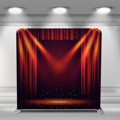 Van het het Hoofdkussengeval van de spanningsstof de Fotoachtergrond rechtstreeks Duurzame Lichtgewicht 7.6ft